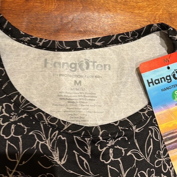 NWT Hang Ten Ladies' Sun Tee Black Size M - Picture 5 of 11